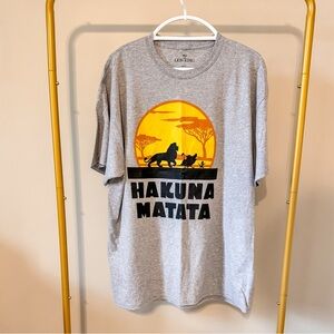 Disney Lion King Hakuna Matata T Shirt - Size XL
